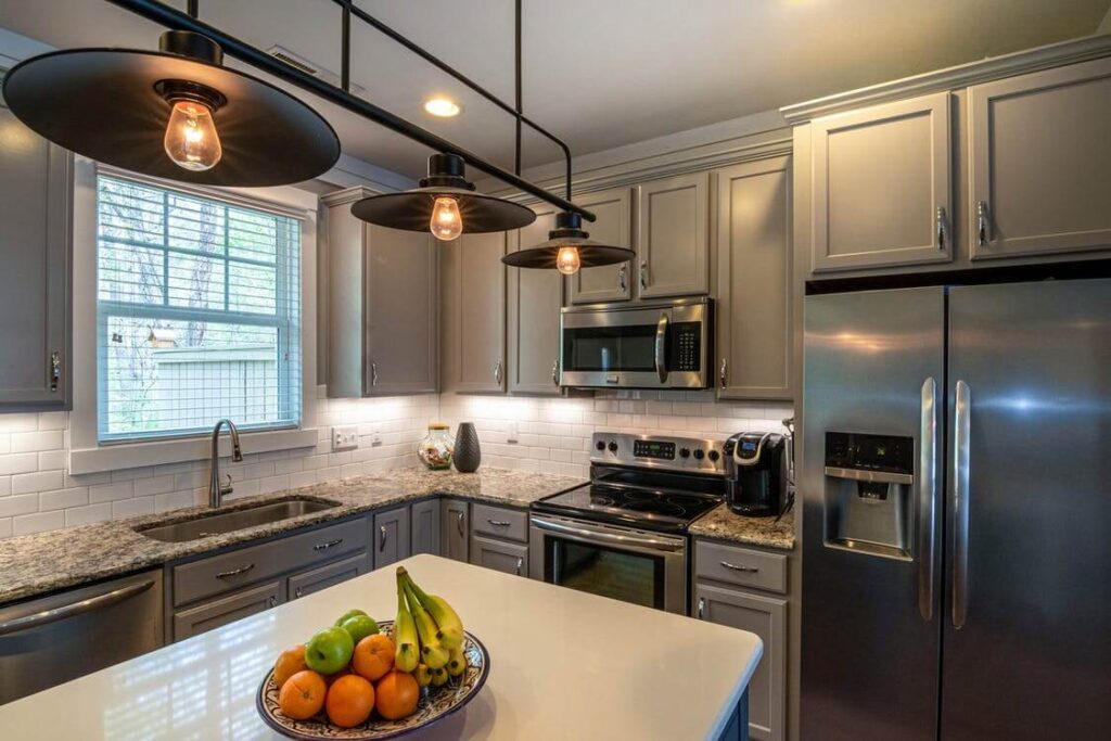 Bowl of Fruits on Top of a Kitchen Counter