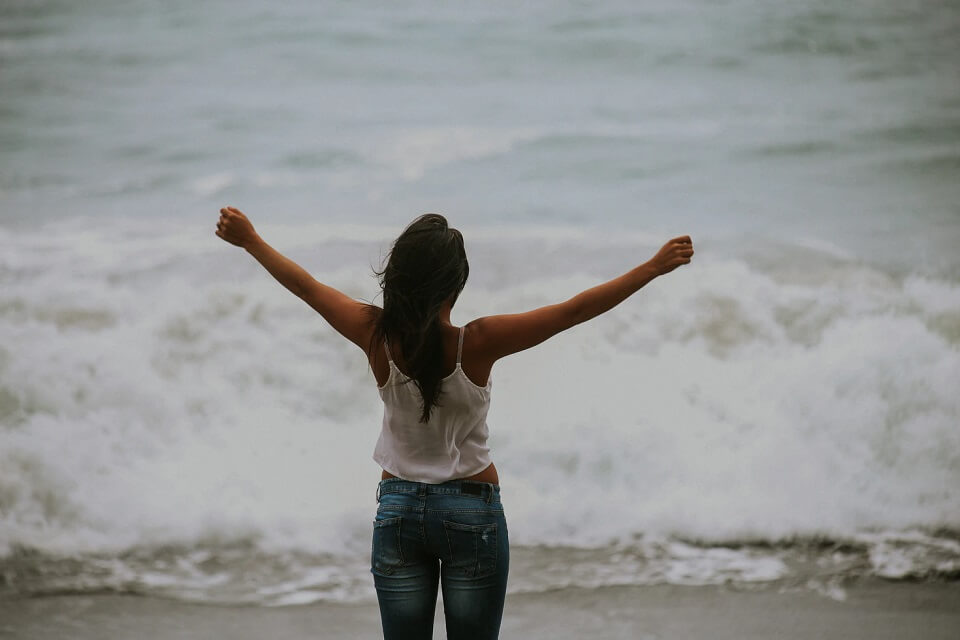 free in front of ocean free in front of ocean
