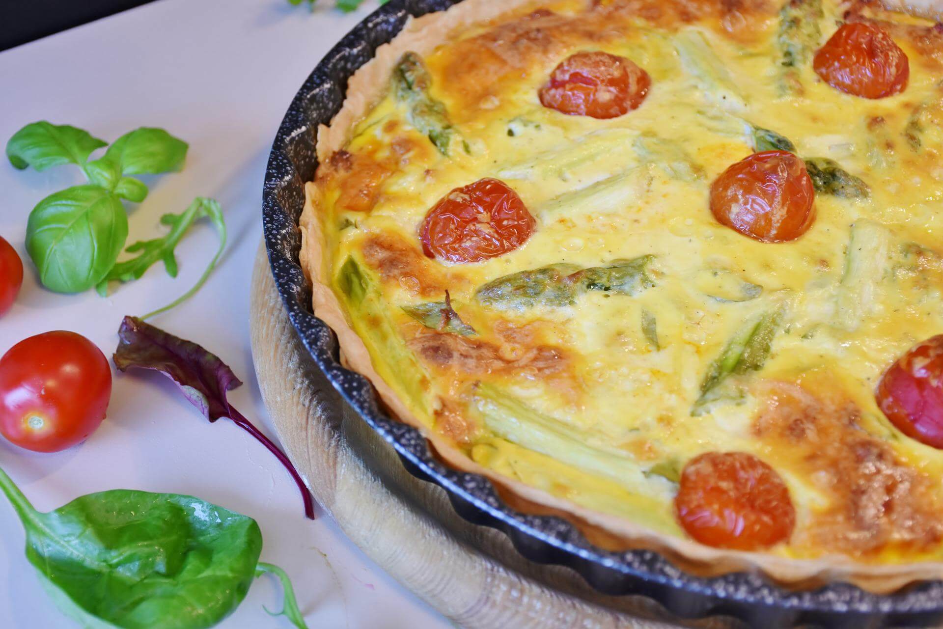 Quiche Food in France vegetable cake