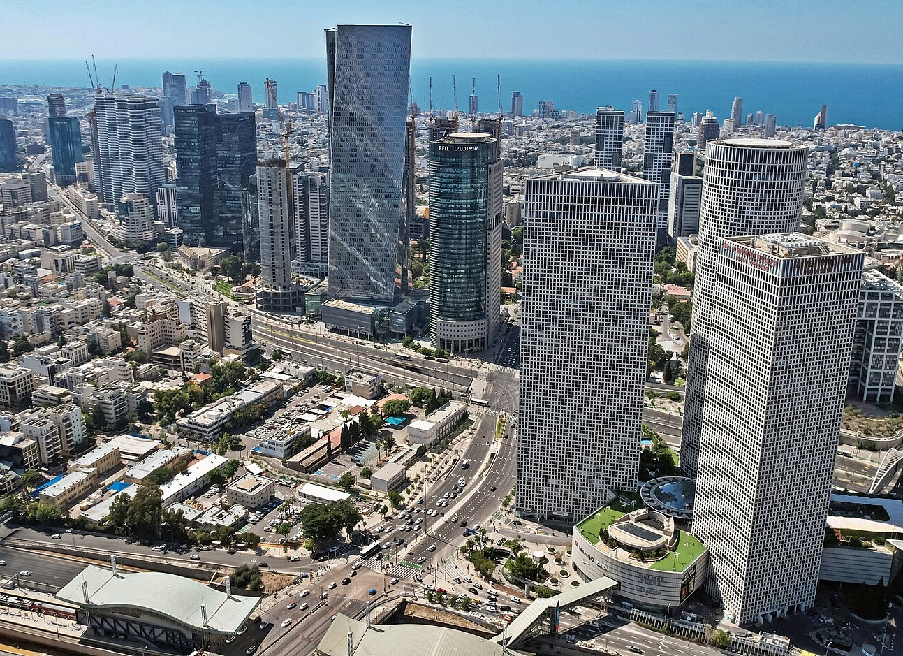 Shipping to Israel - Tel Aviv Skyline